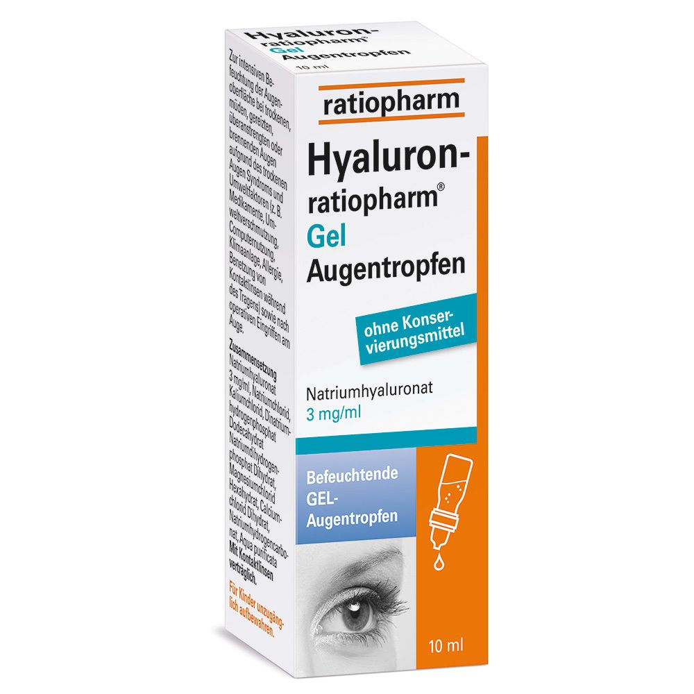 Hyaluron ratiopharmÂ® Gel Augentropfen