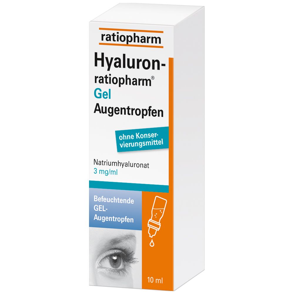 Hyaluron-ratiopharmÂ® Gel Augentropfen